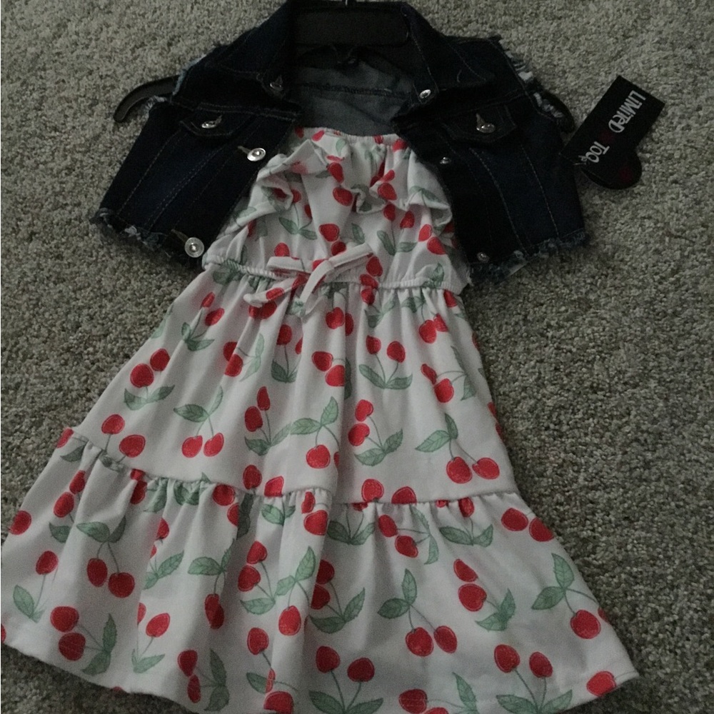 Limited too dress and vest bundle NWT